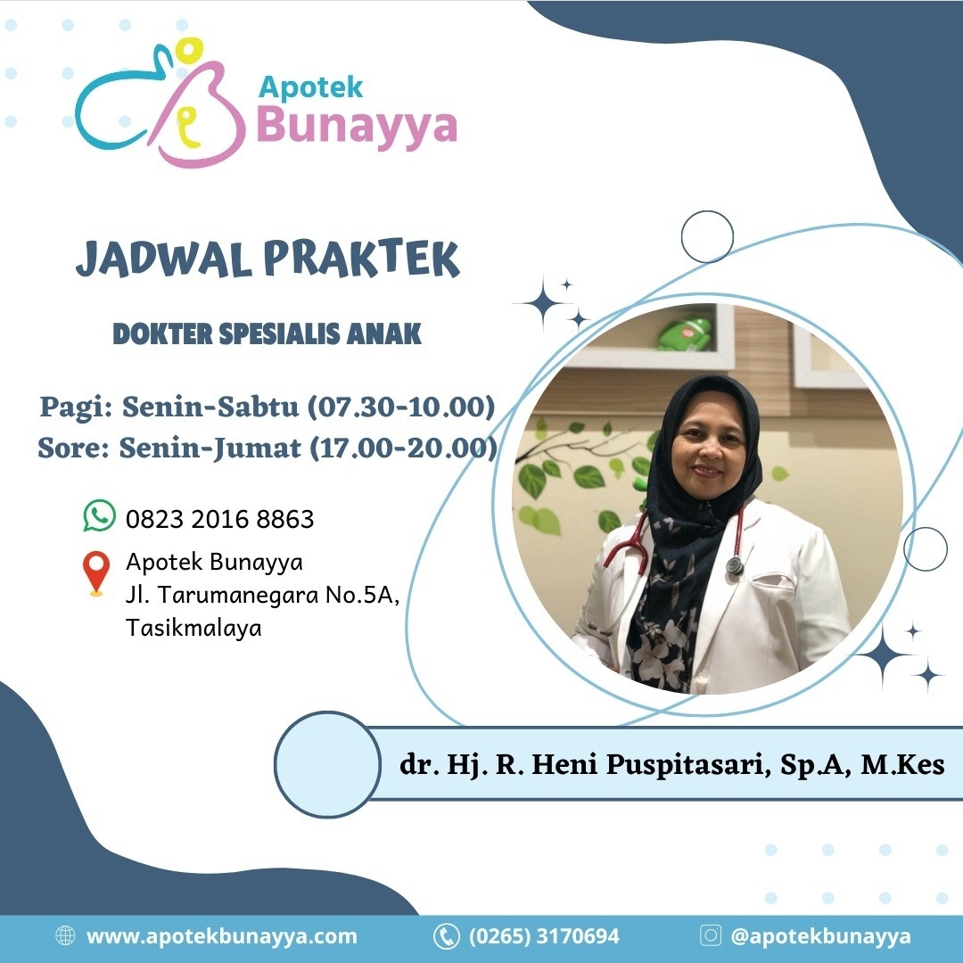 dr. Hj. R. Heni Puspitasari, Sp.A, M.Kes